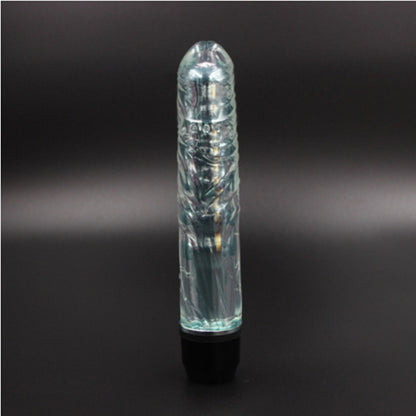 Long Smooth Transparent Vibrating Massager