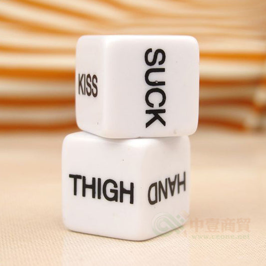 English Intimate Body Fun Playing Dice