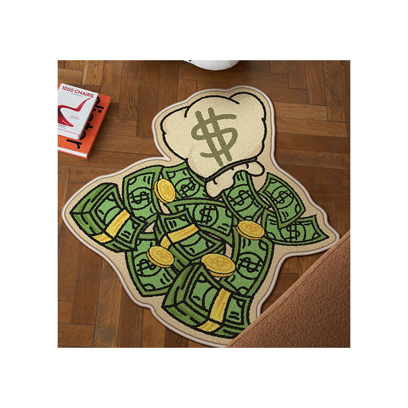 Cartoon "Money" Bag Fortune Carpet Huge Variety