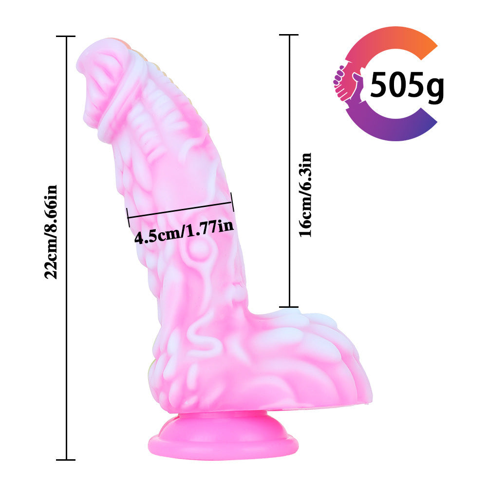 Dragon Pattern Mixed Color Liquid Silicone Shape