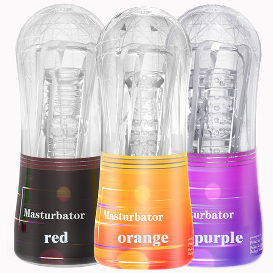 Crystal Masturbator Multichannel Reusable Cup