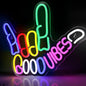 "Good Vibes" Neon Led Glow Decor Lights