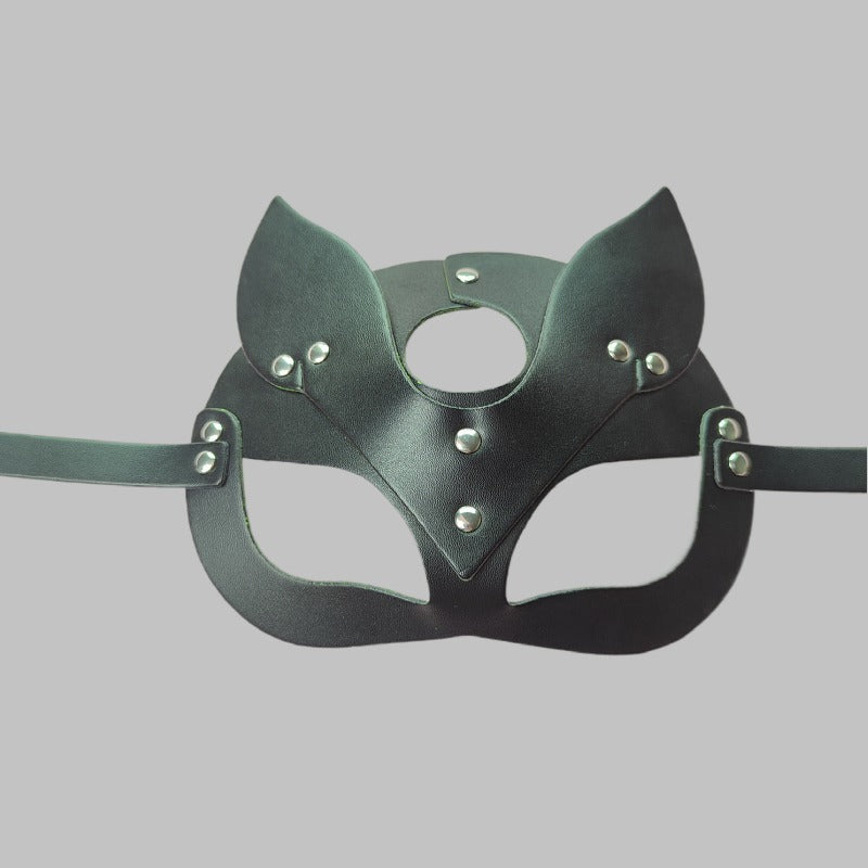 Bondage BDSM 4-Set Erotic Chest Waist Cuff Mask Body Harness