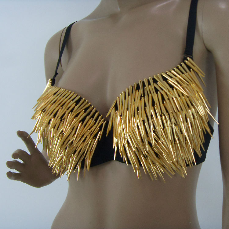 Exotic Rivet Bra Performance Outfit