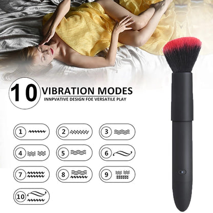 Discreet Design Electric Cosmetic Makeup Brush Vibrating Massager