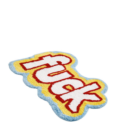 "fuck" Creative Letters Stain-Resistant Carpet