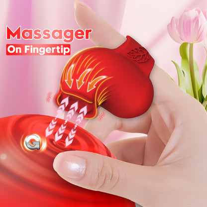 Rose Finger Wearing 10 Vibration Mode Supplies