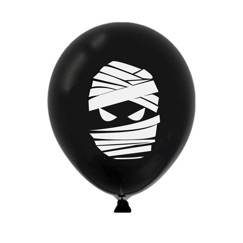 Fun Color B&W Halloween Balloons Multiple Styles