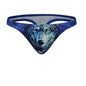 Men's Digital Animal Print Polyester Underwear