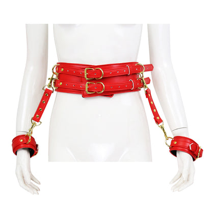 Men's And Women's Leather Handcuffs Girdle Tool Multiple Colors