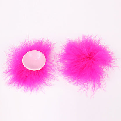 Feather Circular Silicone Nipple Patch