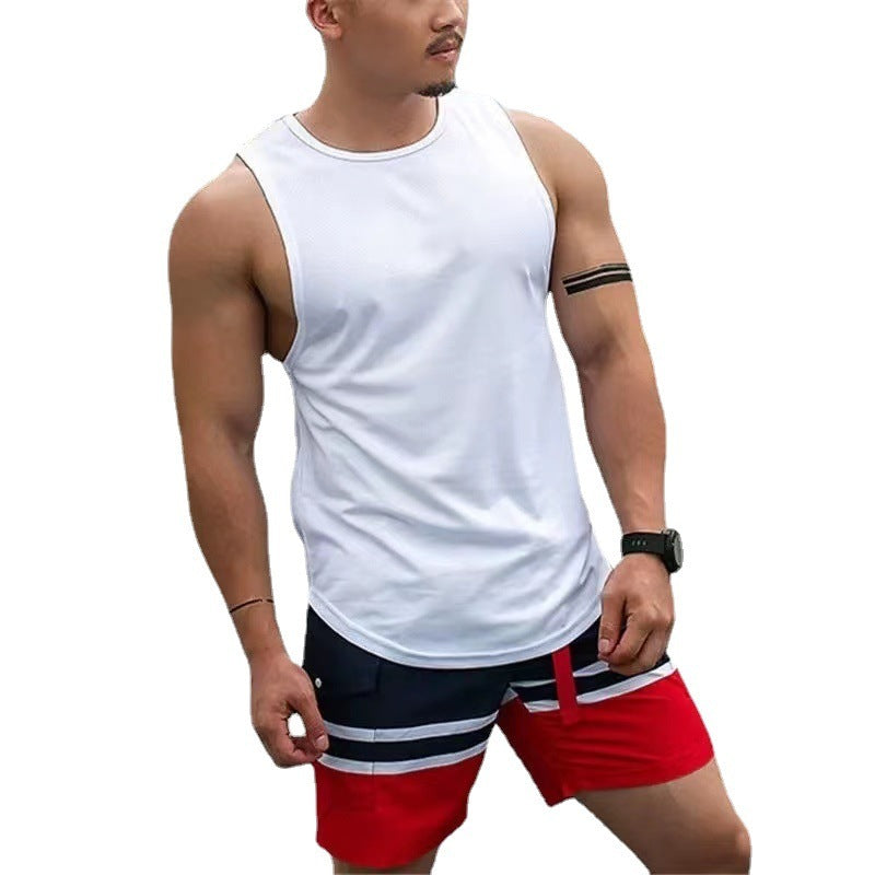 Tank Top Men's Sports Sleeveless T-shirt Ice Silk Quick Dry Huge Variety