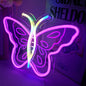 Led Neon Light Colorful Butterfly