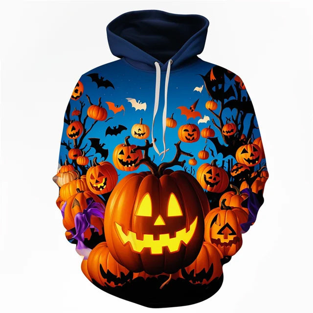 Unisex Halloween Creative 3D Graphic Hoodie Huge Variety