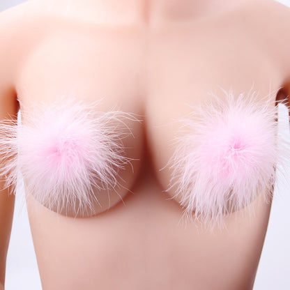 Feather Circular Silicone Nipple Patch