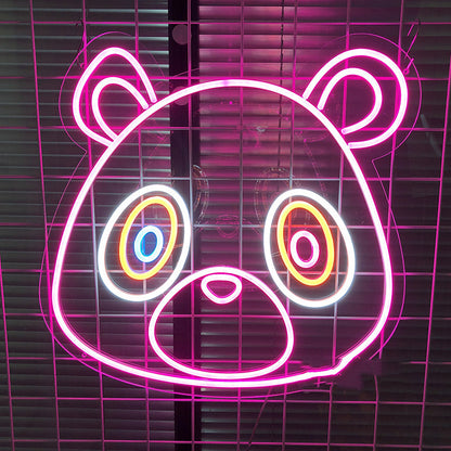 Cartoon Panda Animal Shape LED Neon Lamp