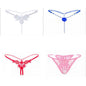 Embellished 4-Pack Thong Women's Cutout G-String Huge Variety