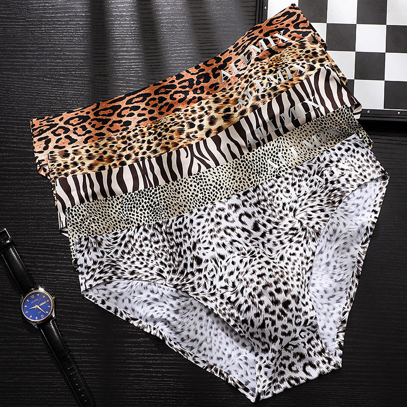 Men's 3D Animal Print Ice Silk Underwear Huge Variety