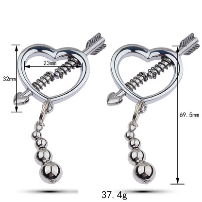 Metal Toys Silver Nipple Clamp Pendant Huge Variety