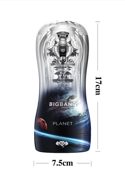 BIGBANG Planet Masturbation Bubble Cup Men's Manual Sucking Exerciser