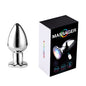 Luminous App Remote Control Metal Heart-Shaped Anal Plug