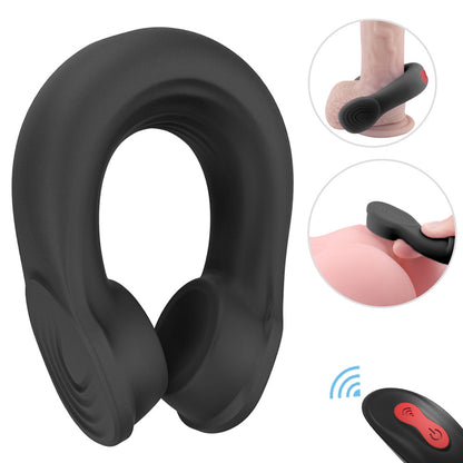 Multi-Purpose Unisex Headset Shape Horseshoe Ring Vibration