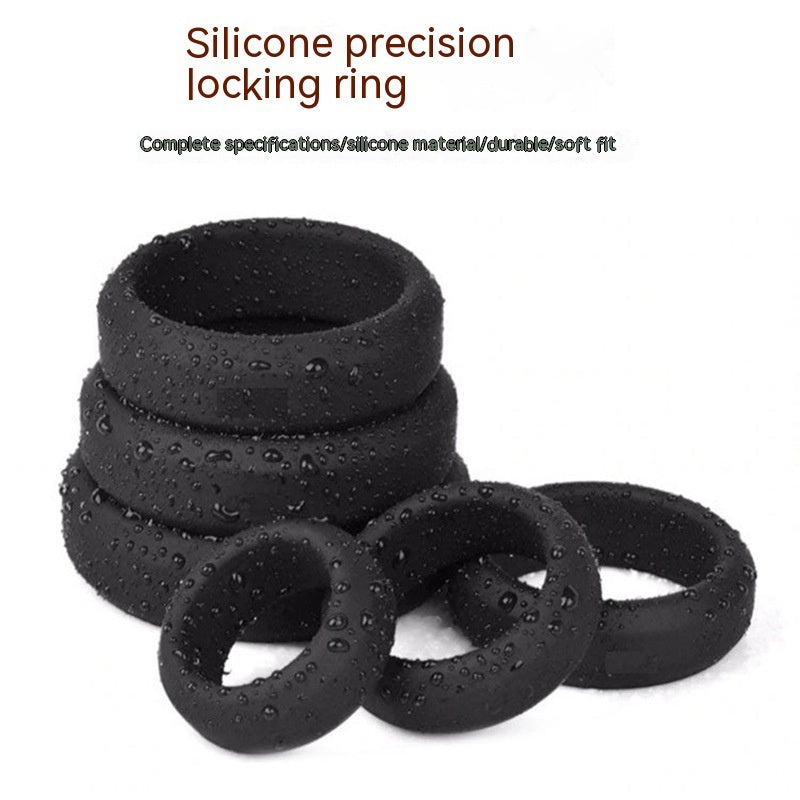 Silicone 6-Set Horseshoe Ring Scrotum Bondage Men