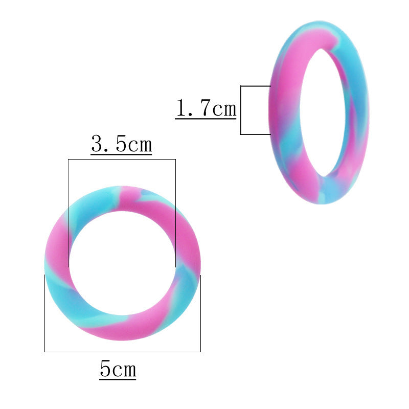 Bubblegum Color Horseshoe Ring Supplies