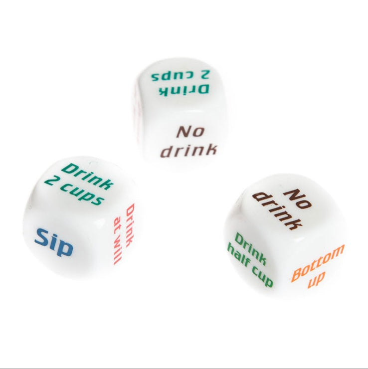 English Drinking Dice Toy