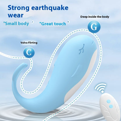 Remote Control Small Whale Vibrator Toy