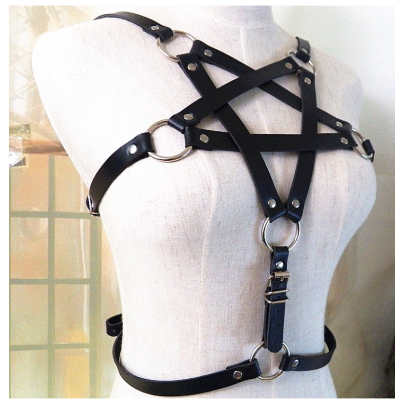 Pu Leather Bondage Alternative Star Strap