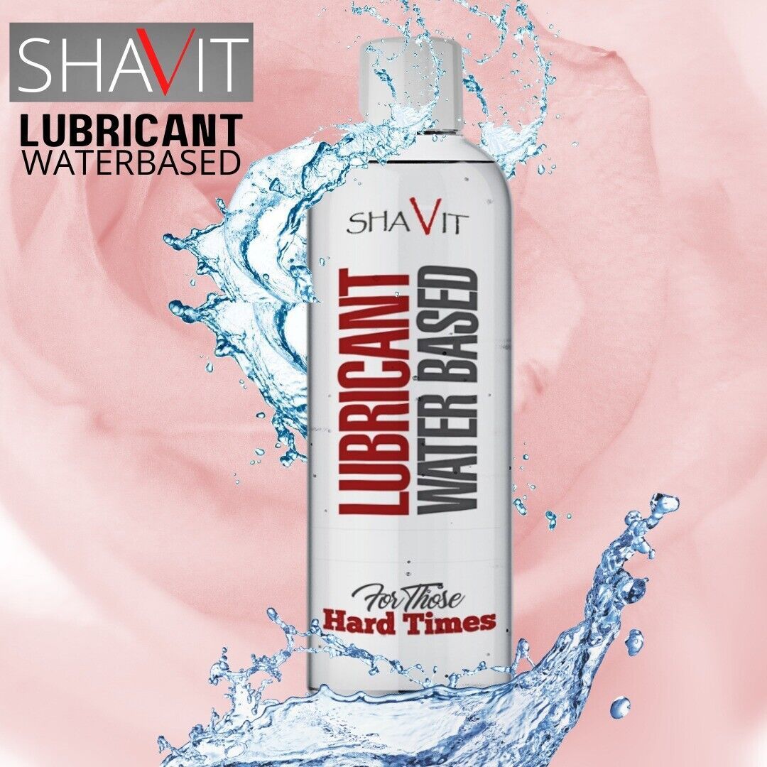 Shavit Long Lasting Lubricant - Water Based Lube Natural Feel Sex Gel