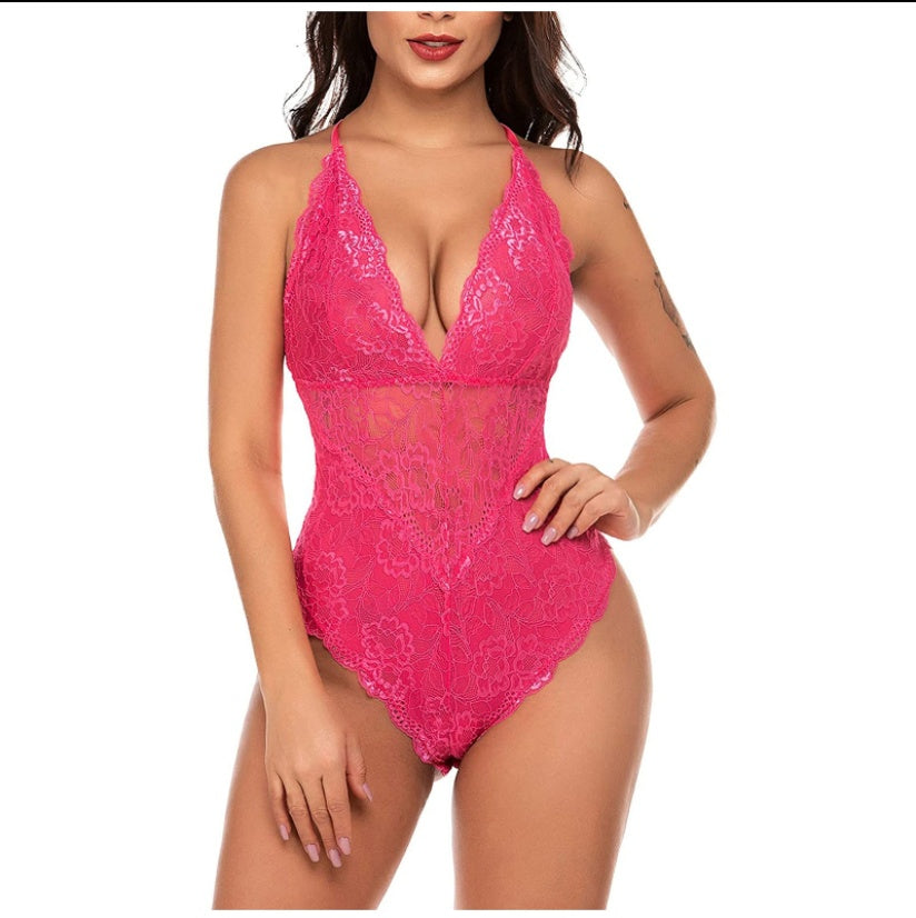 European And American One-Piece Full Lace Bodysuit Huge Variety