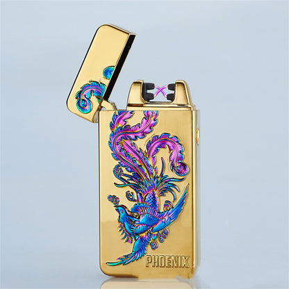 USB Metallic Chrome Charging Lighter