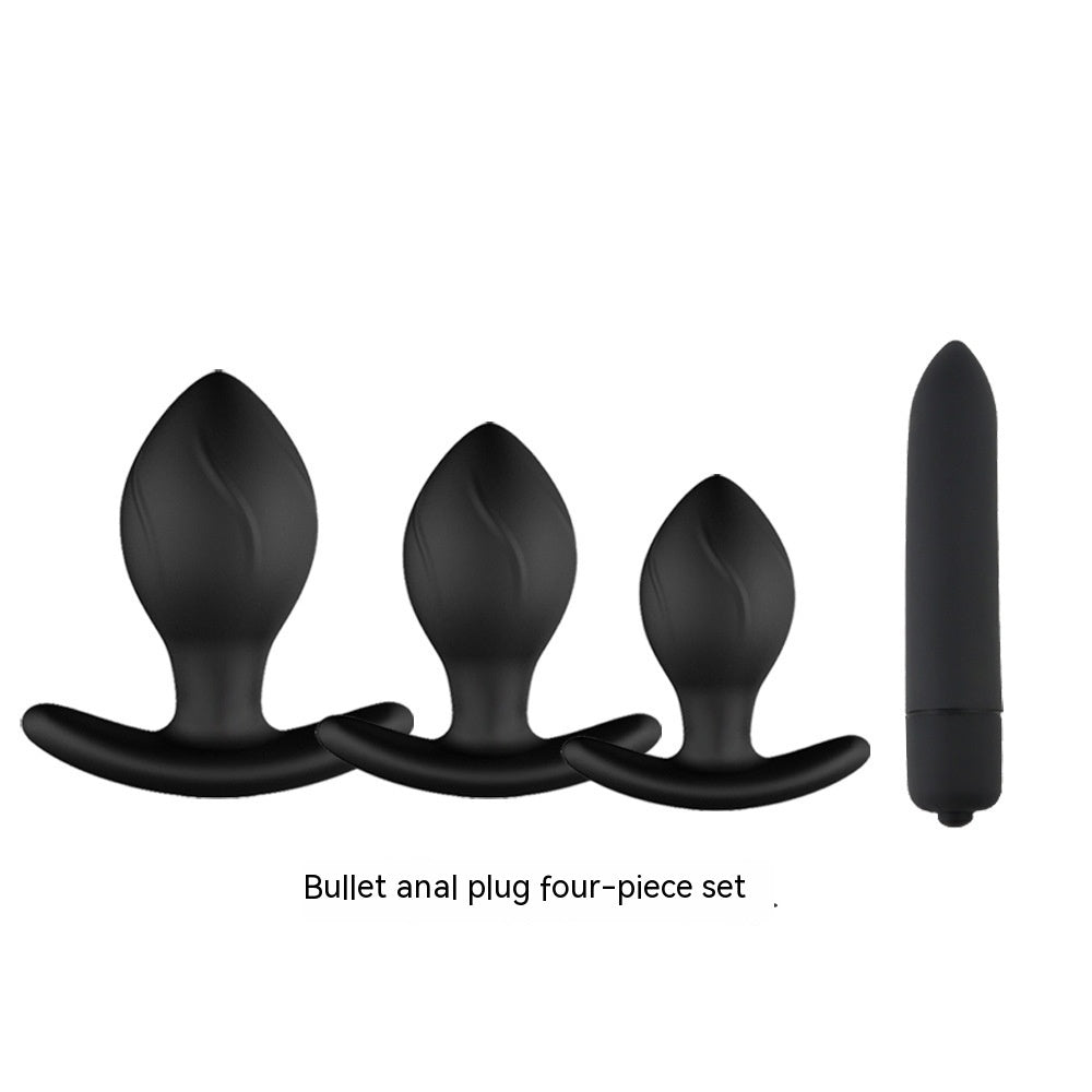 Fist Silicone 4-Set Anal Bullet Plug