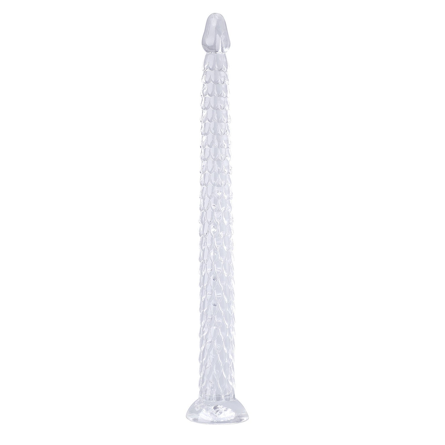 Deep Crystal Clear Transparent Dragon Whip Masturbation Device