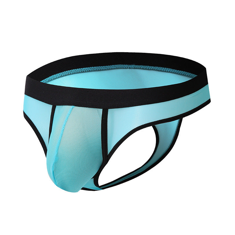 Silk Net Transparent Men's Thong