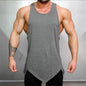 Light Solid Color Loose Fitness Men's Vest Top