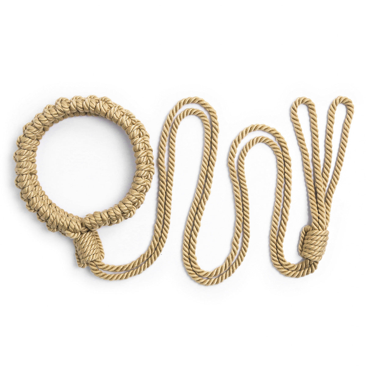 Collar Bundled With Cotton And Hemp Rope Performance Props