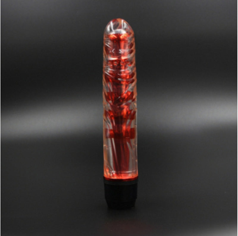 Long Smooth Transparent Vibrating Massager