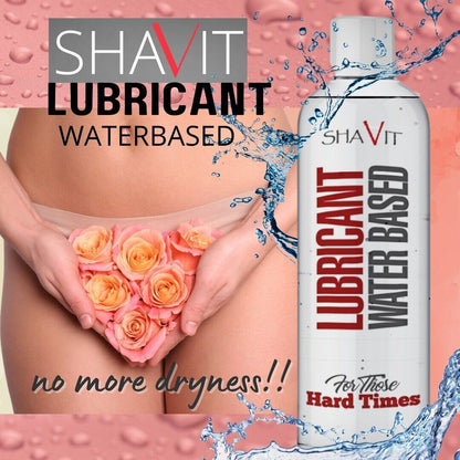 Shavit Long Lasting Lubricant - Water Based Lube Natural Feel Sex Gel