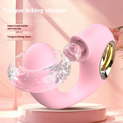 Dolphin Tongue Licking Electric Vibrating Toy