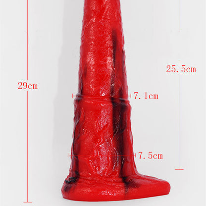 Big Red Colorful Sexy Large Liquid Silicone Mold Toy