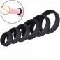 Silicone 6-Set Horseshoe Ring Scrotum Bondage Men