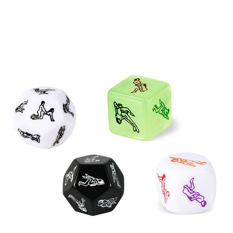 Couple Playing Props 12-Sided Posture Dice