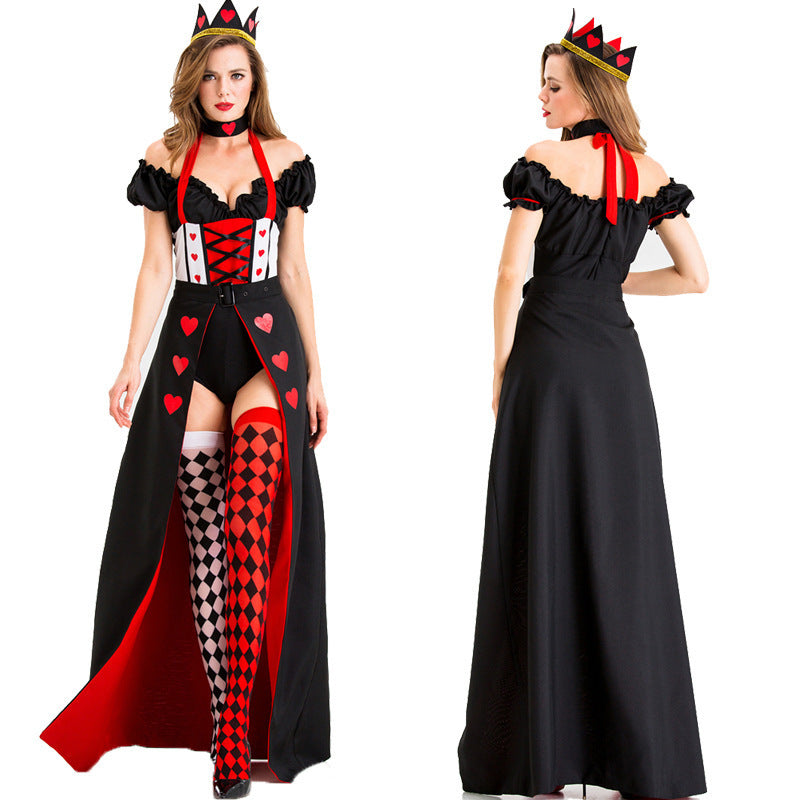 Queen Of Hearts Full Set Dress Costume