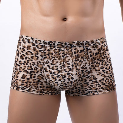 Boxer Briefs Animal Print Low Waist Underwear