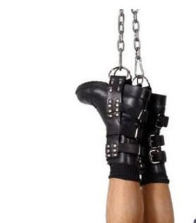 Suspension Hanging Foot Harness Stainless Steel Handcuffs And Shackles