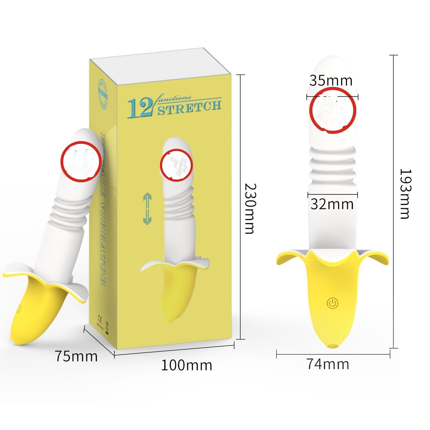 Banana Telescopic Stick Stretch Or Vibrate