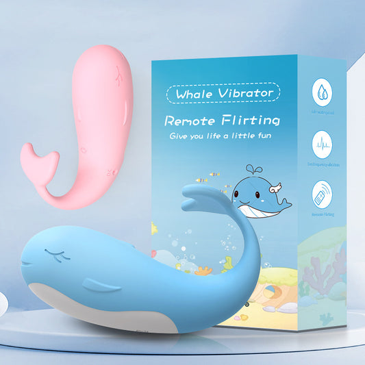 Remote Control Small Whale Vibrator Toy